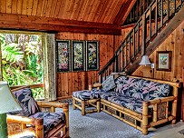 Livingroom in Oma's Hapu'u Hideaway
